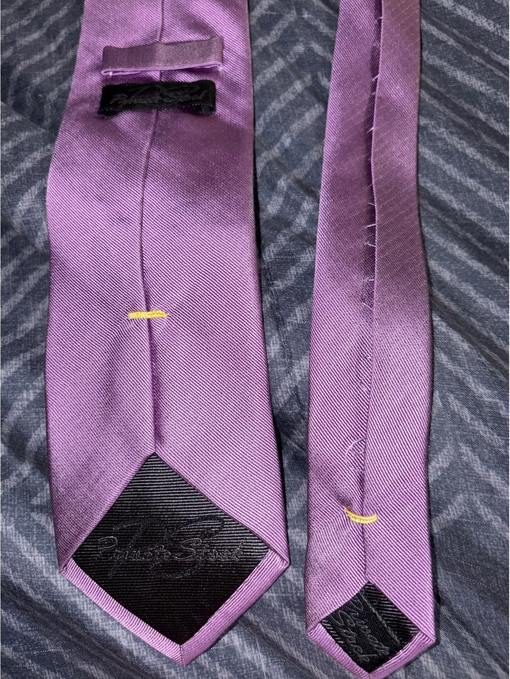 Private Stock Purple Silk Tie